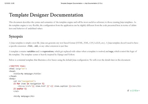 jinja macro|Template Designer Documentation — Jinja Documentation .
